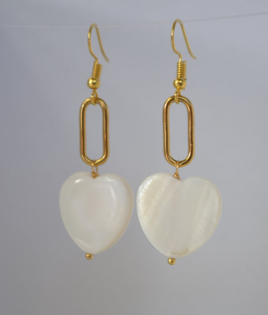 Heart Drop Earrings